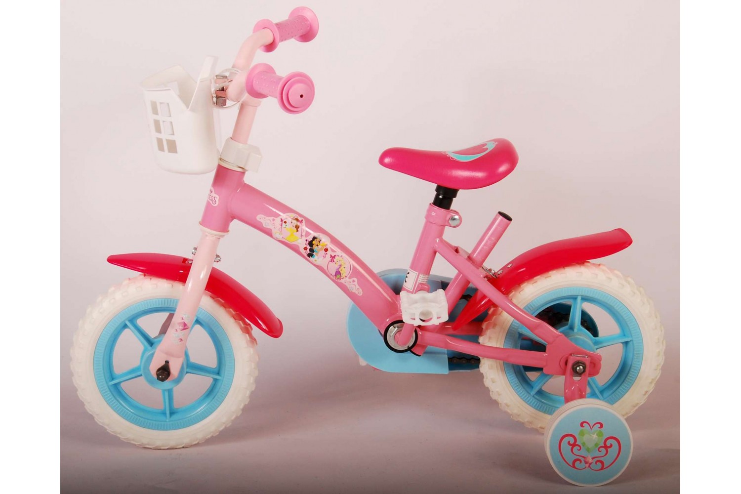 Disney Princess Kinderfahrrad Mädchen 10 Zoll Rosa | Fester Gang