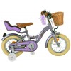 Volare Blossom Kinderfahrrad - Mädchen - 12 Zoll Lila | Zwei Handbremsen