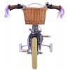 Volare Blossom Kinderfahrrad - Mädchen - 12 Zoll Lila | Zwei Handbremsen