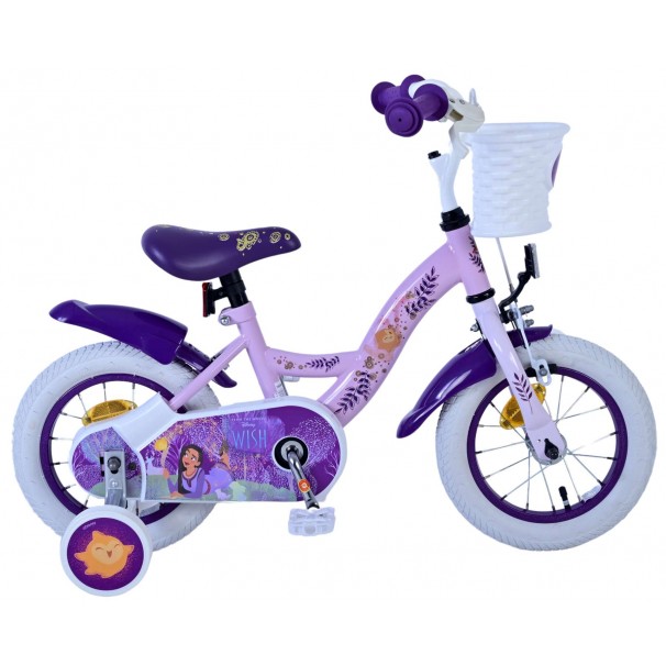 Disney Wish Kinderfahrrad Mädchen 12 Zoll Lila