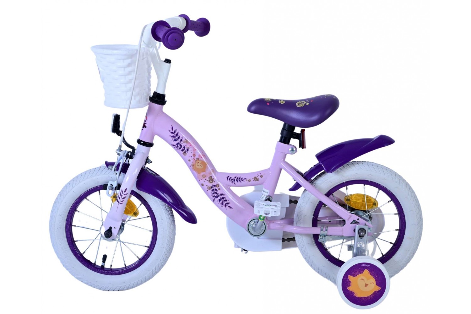 Disney Wish Kinderfahrrad Mädchen 12 Zoll Lila