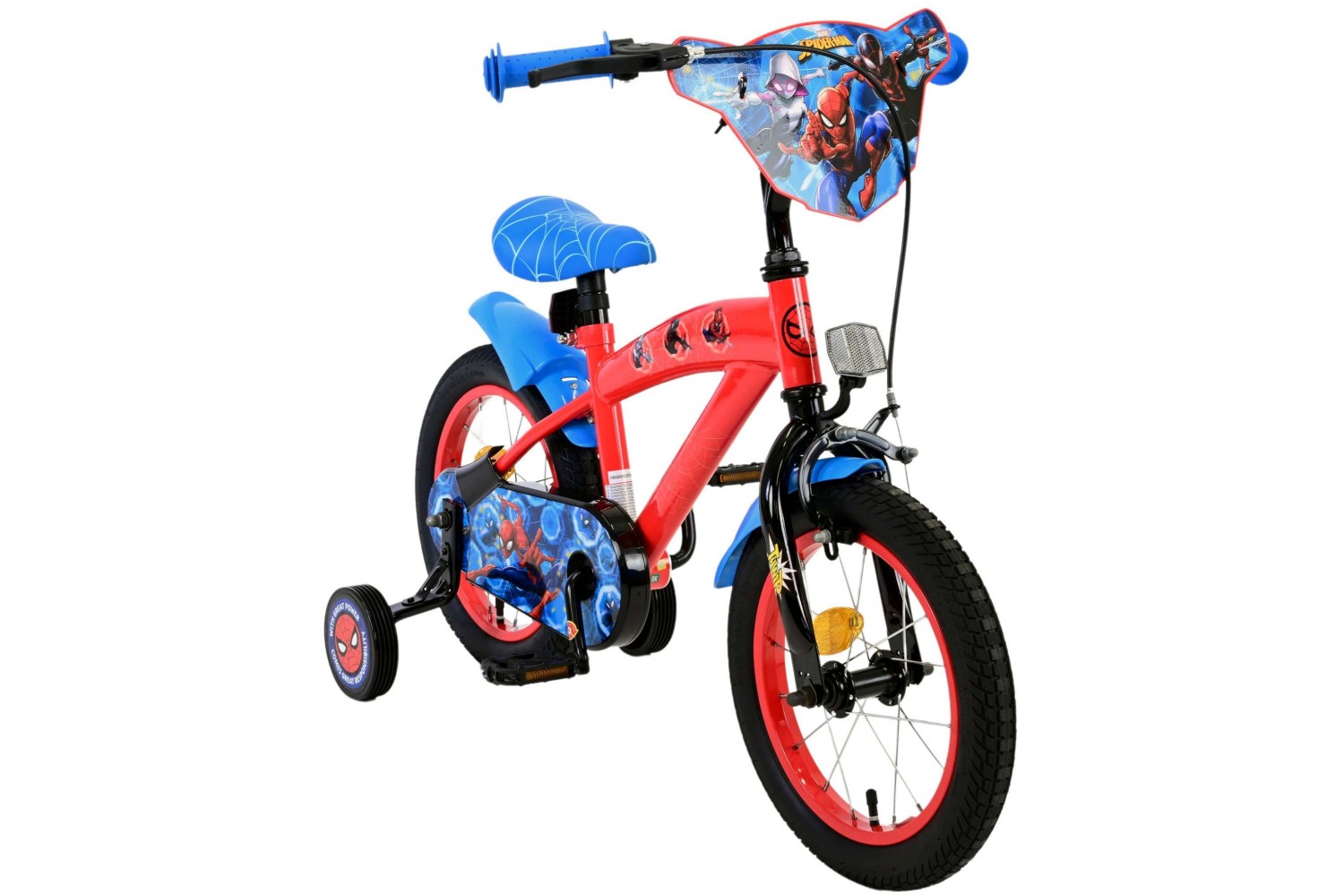 Marvel SpiderMan Kinderfahrrad Jungen 14 Zoll Rot/Blau