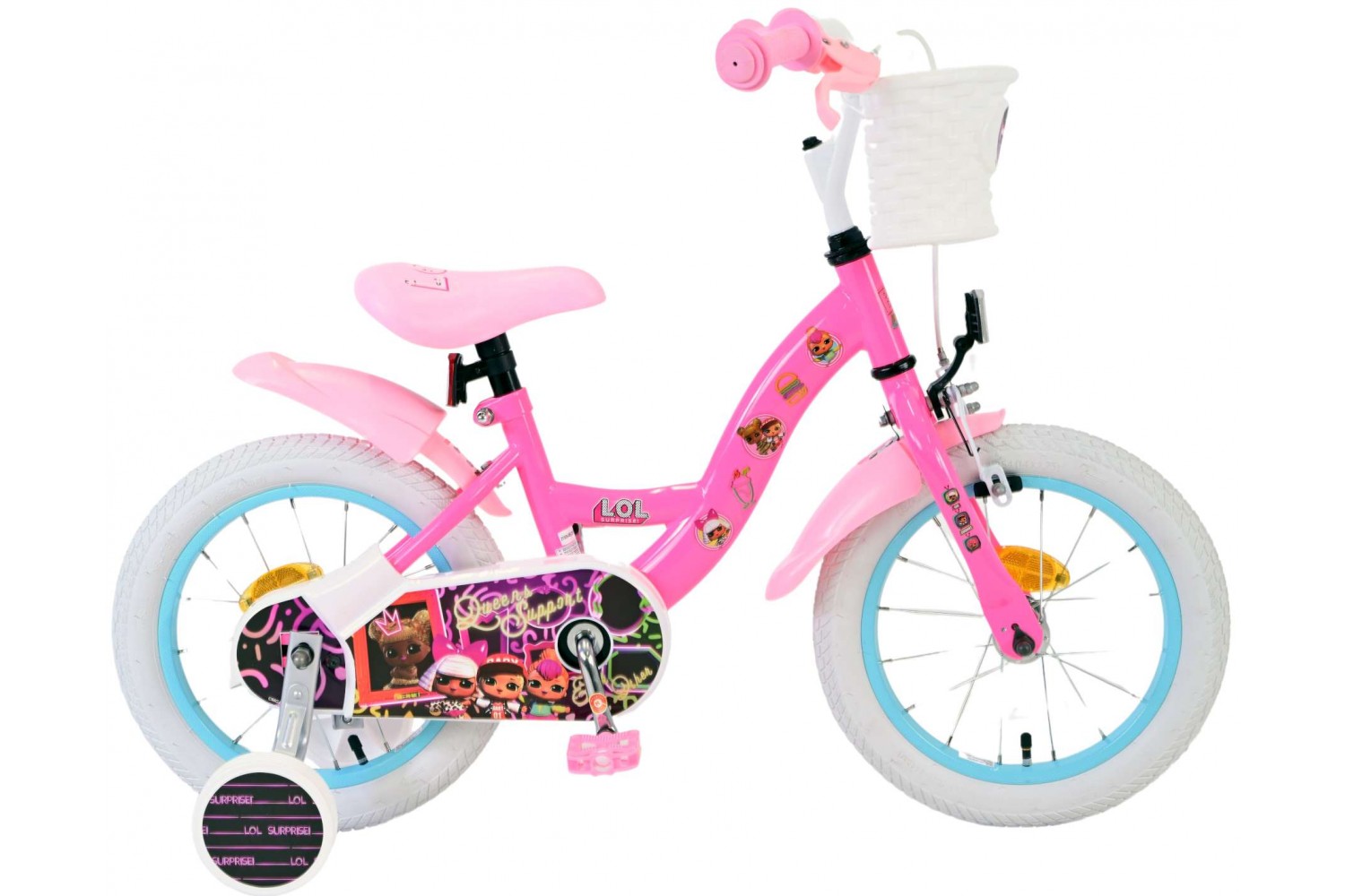 LOL Surprise Kinderfahrrad Mädchen 14 Zoll Rosa