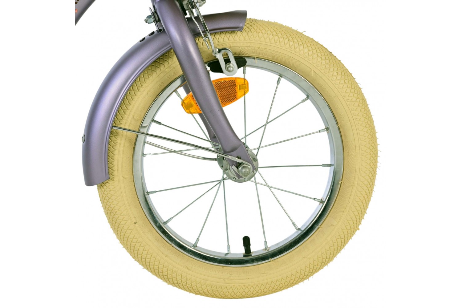 Volare Blossom Kinderfahrrad Mädchen 14 Zoll Weiß | 2 Handbremsen Volare Blossom Kinderfahrrad Mädchen 14 Zoll Weiß | 2 Handbremsen