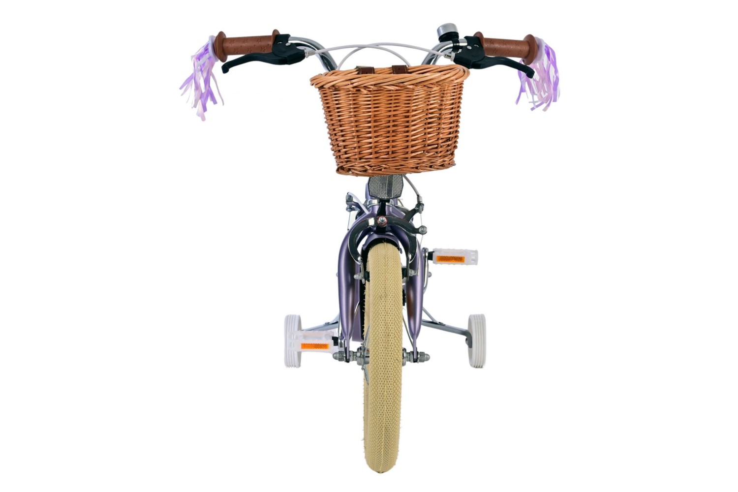 Volare Blossom Kinderfahrrad Mädchen 14 Zoll Weiß | 2 Handbremsen Volare Blossom Kinderfahrrad Mädchen 14 Zoll Weiß | 2 Handbremsen