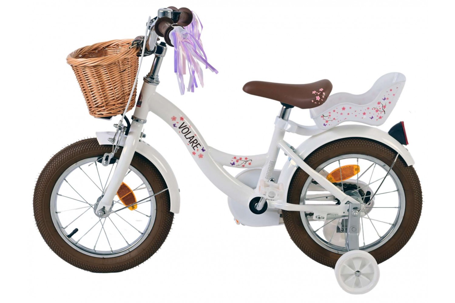 Volare Blossom Kinderfahrrad Mädchen 14 Zoll Weiß Volare Blossom Kinderfahrrad Mädchen 14 Zoll Weiß