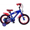 Sonic Prime Kinderfahrrad Jungen 14 Zoll Blau Rot | 2 Handbremsen