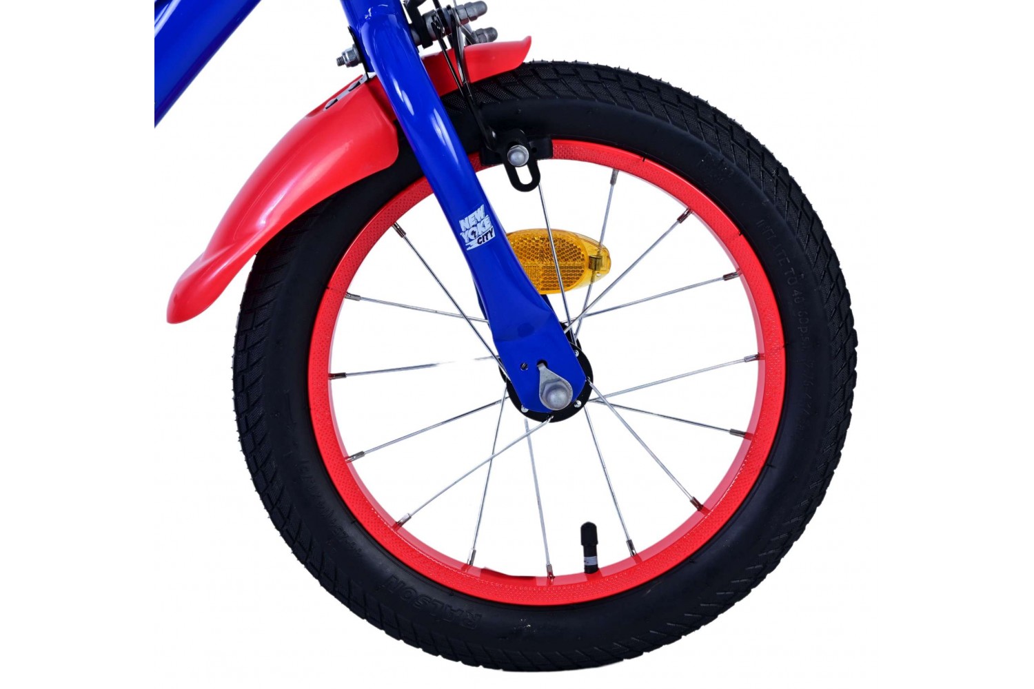 Sonic Prime Kinderfahrrad Jungen 14 Zoll Blau Rot | 2 Handbremsen