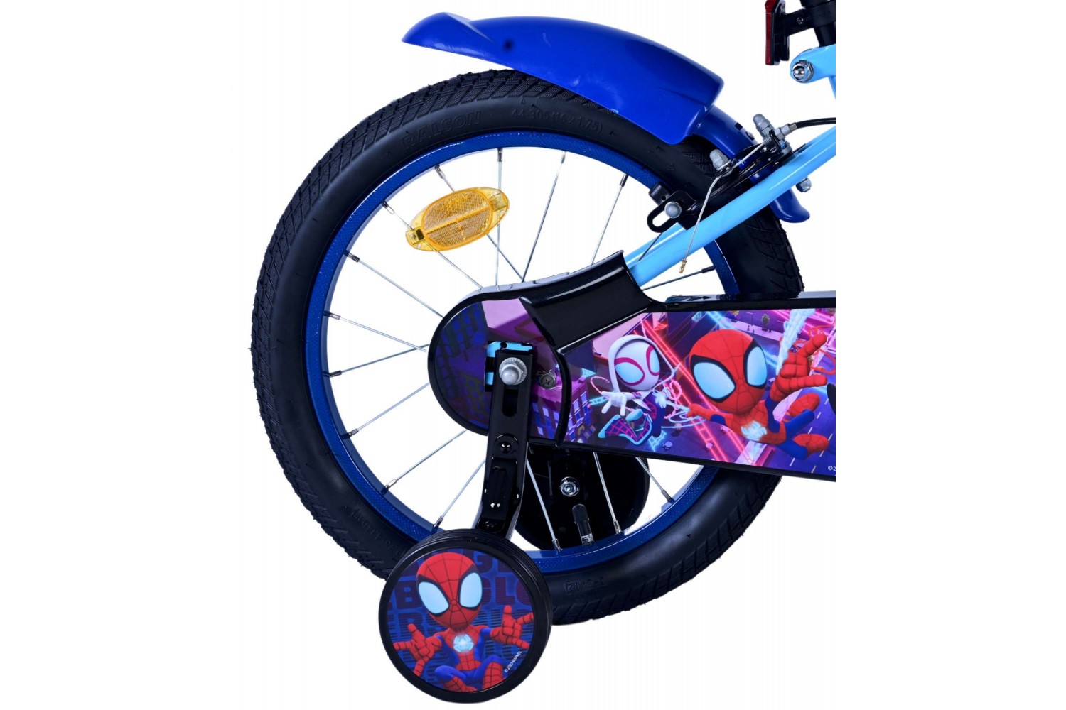 Spidey Kinderfahrrad Jungen 16 Zoll Blau | 2 Handbremsen