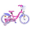 Disney Minnie Kinderfahrrad Mädchen 16 Zoll Rosa | 2 Handbremsen