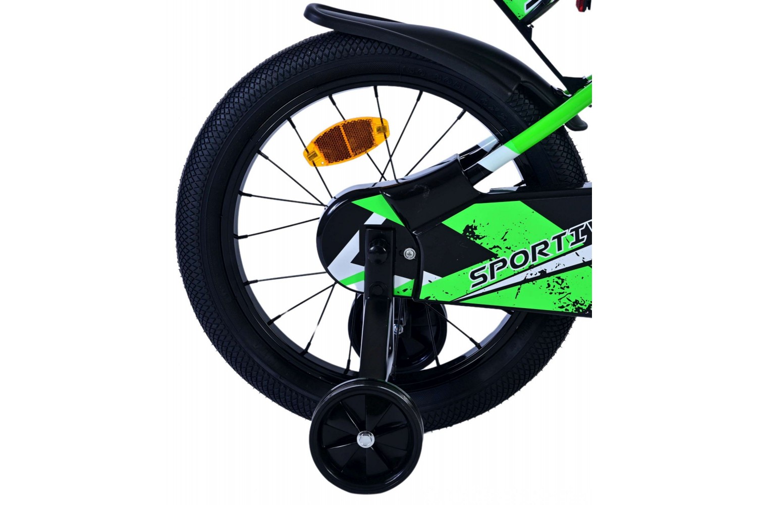 Volare Sportivo Kinderfahrrad 16 Zoll Grün Schwarz