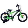 Volare Sportivo Kinderfahrrad 16 Zoll Grün Schwarz | 2 Handbremsen