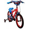 Ultimate SpiderMan Kinderfahrrad Jungen 16 Zoll Blau/Rot | 2 Handbremsen