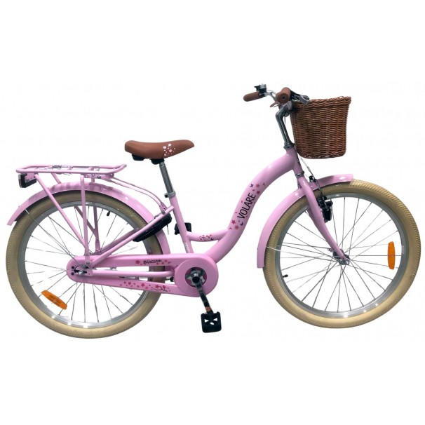 Volare Blossom Kinderfahrrad 24 Zoll Mädchen Rosa