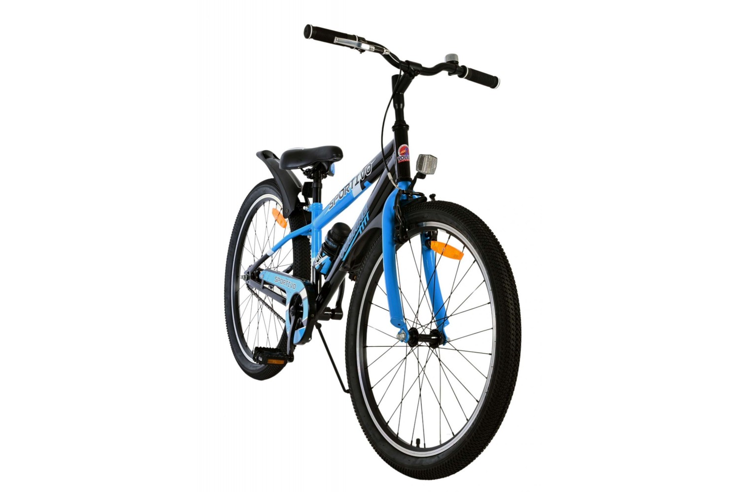 Volare Sportivo Kinderfahrrad Jungen 24 Zoll Schwarz Blau