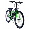 Volare Sportivo Kinderfahrrad Jungen 24 Zoll Schwarz Grün | Zwei Handbremsen