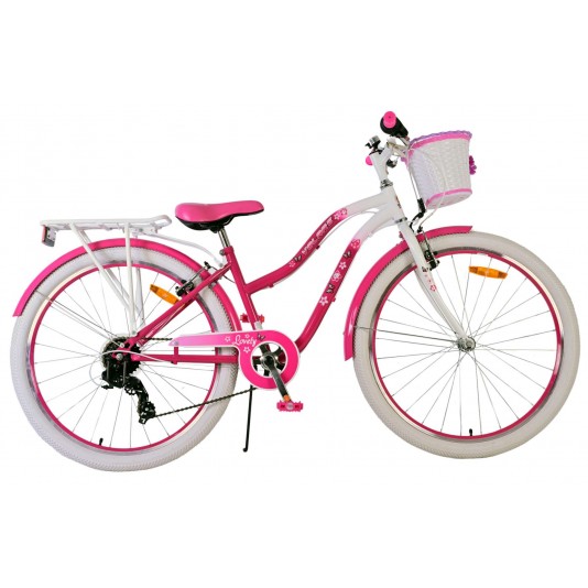 Volare Lovely Kinderfahrrad Mädchen 26 Zoll Pink 7 Gänge