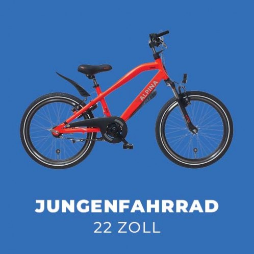 Jungenfahrräder 22 Zoll