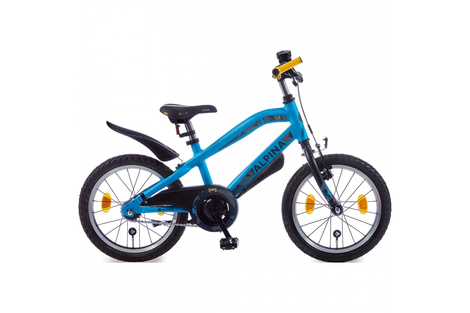 Alpina Trial Kinderfahrrad 16 Zoll Jungen Active Blau Matt