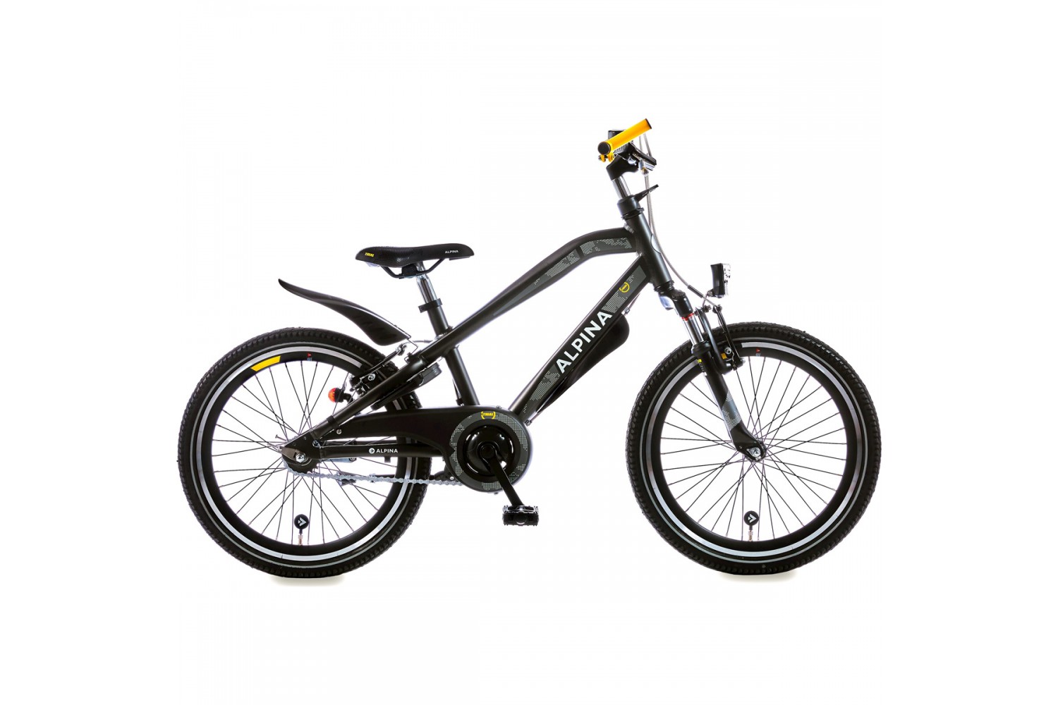 Alpina Trial Kinderfahrrad 20 Zoll Jungen Weltraum Schwarz Matt