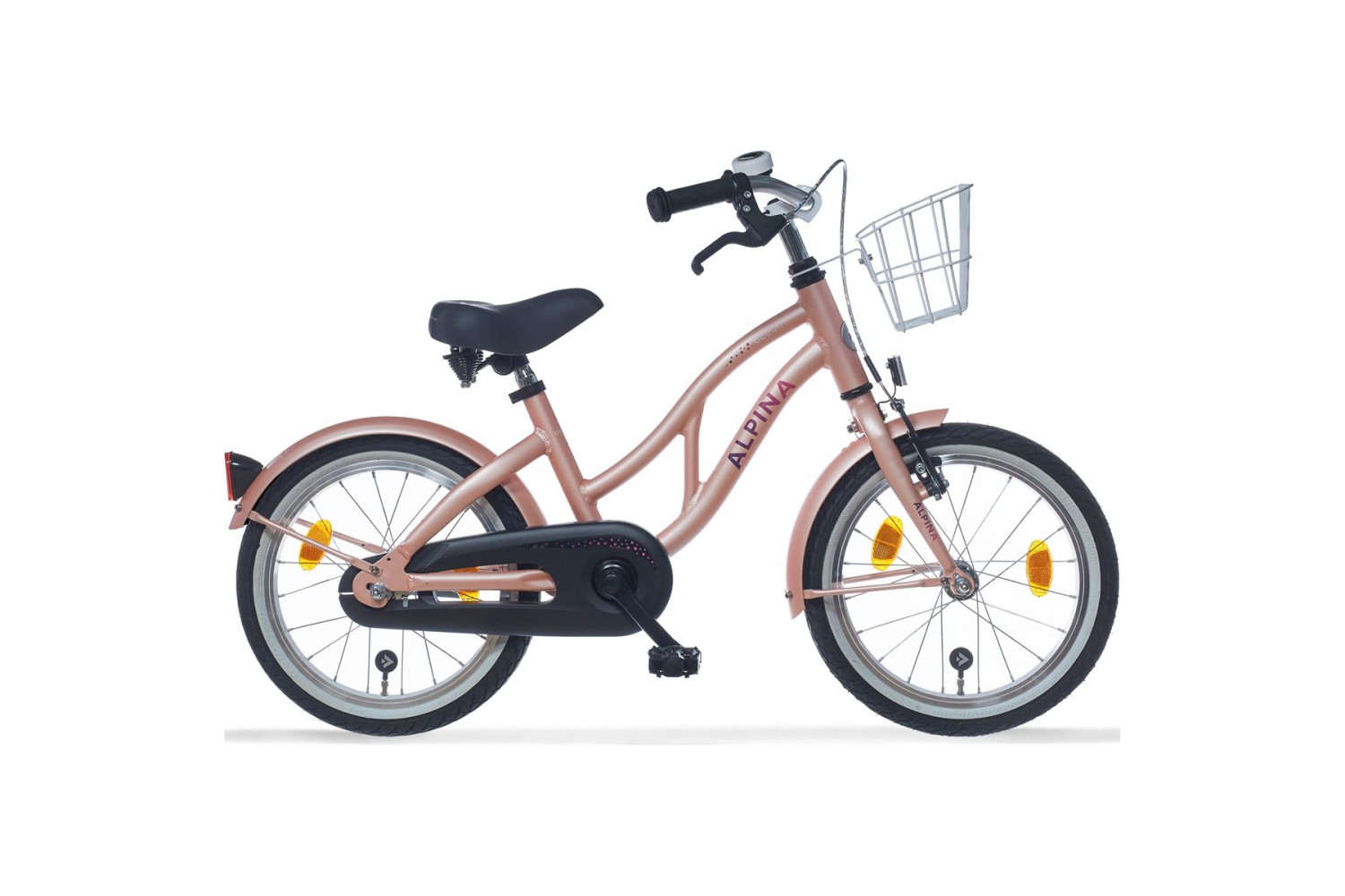 Alpina Ocean Kinderfahrrad 16 Zoll Mädchen Misty Rosa Matt