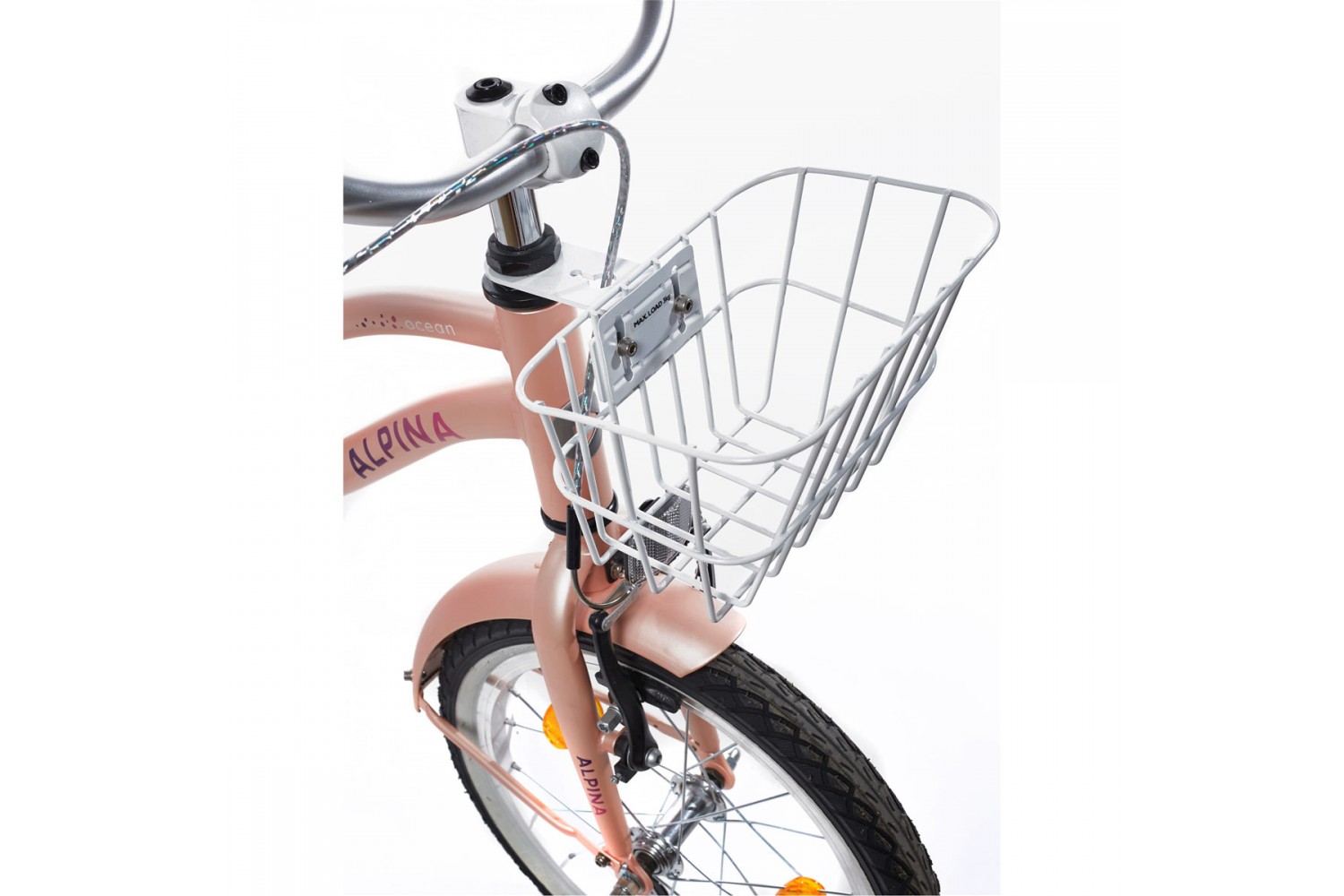 Alpina Ocean Kinderfahrrad 16 Zoll Mädchen Misty Rosa Matt