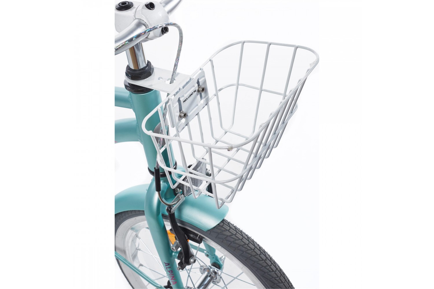 Alpina Ocean Kinderfahrrad 16 Zoll Mädchen Weiches Grün Matt