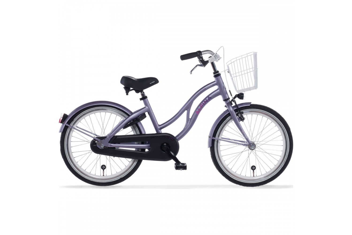 Alpina Ocean Kinderfahrrad 20 Zoll Mädchen Hazy Lavendel Matt