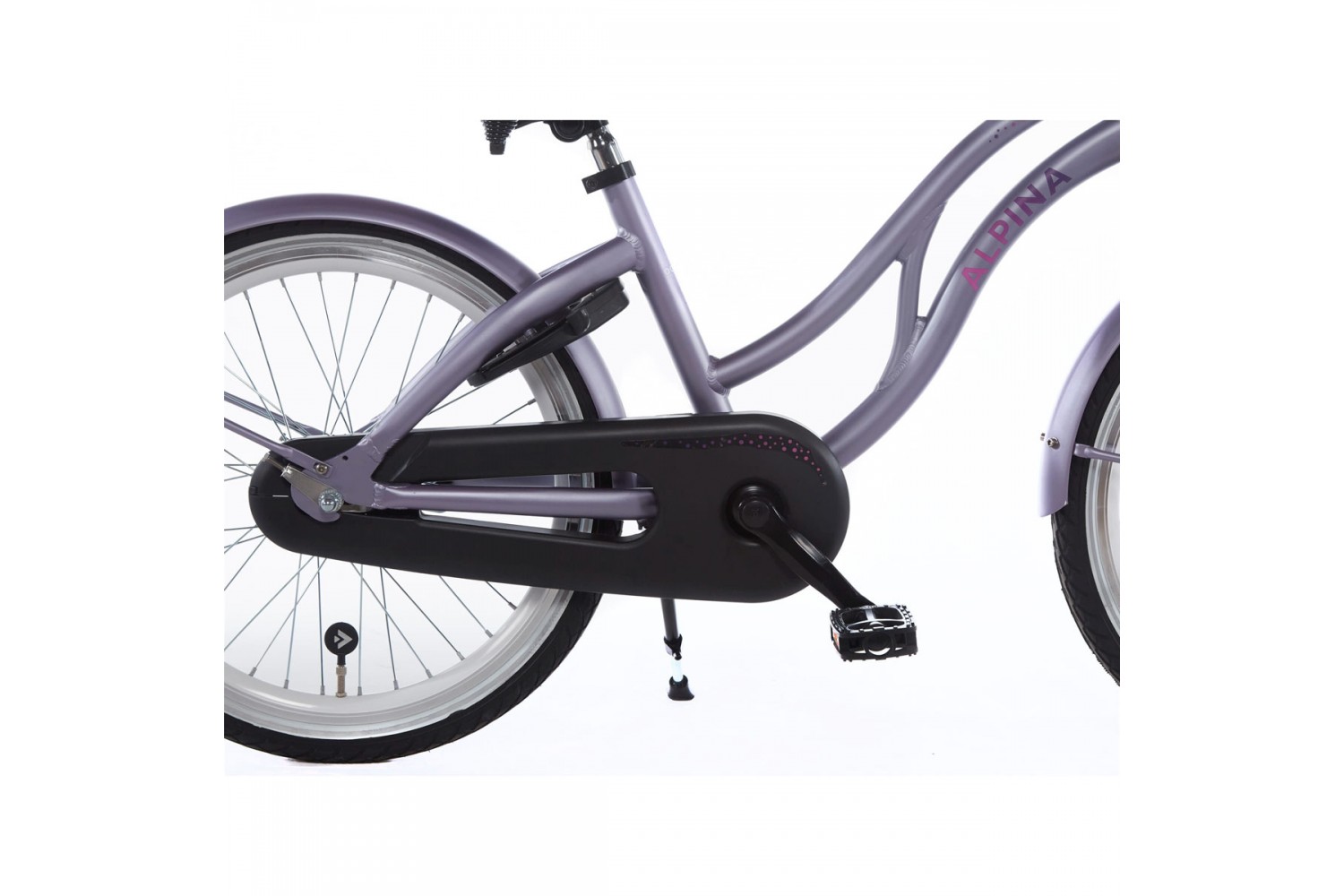 Alpina Ocean Kinderfahrrad 20 Zoll Mädchen Hazy Lavendel Matt