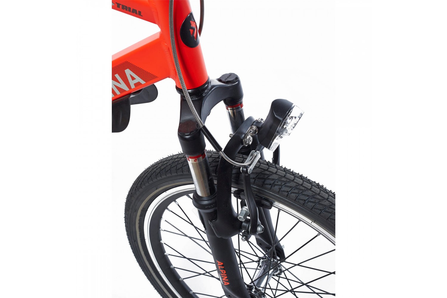 Alpina Trial Kinderfahrrad 20 Zoll Jungen Neonrot Matt