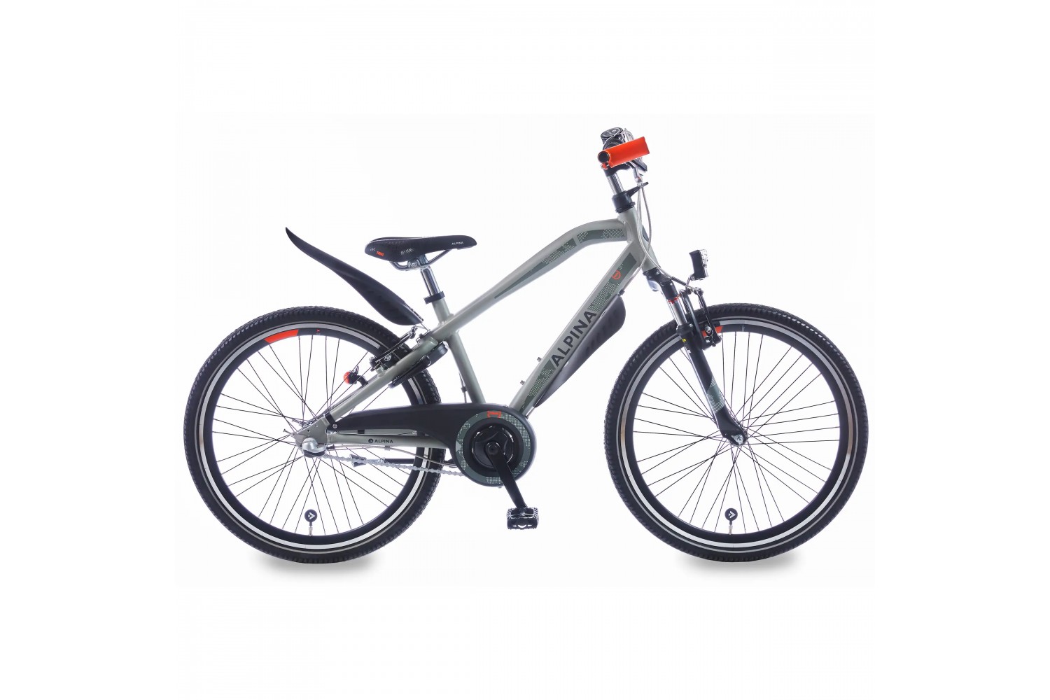 Alpina Trial R3 Kinderfahrrad 24 Zoll Jungen Desert Grey Matt