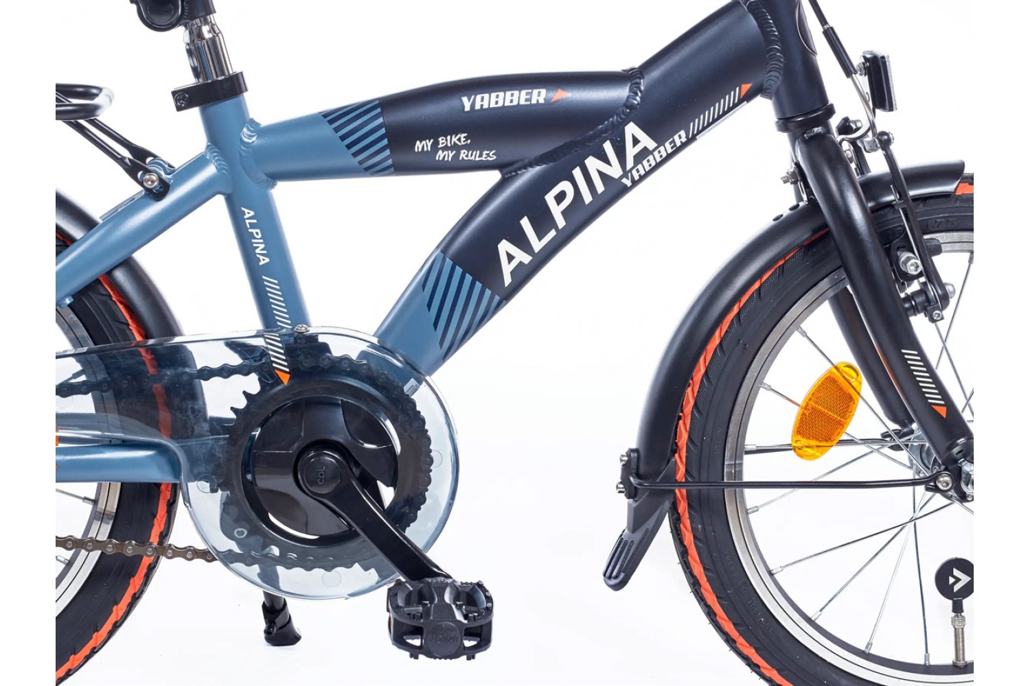 Alpina Yabber Kinderfahrrad 16 Zoll Jungen Stone Blue Matt