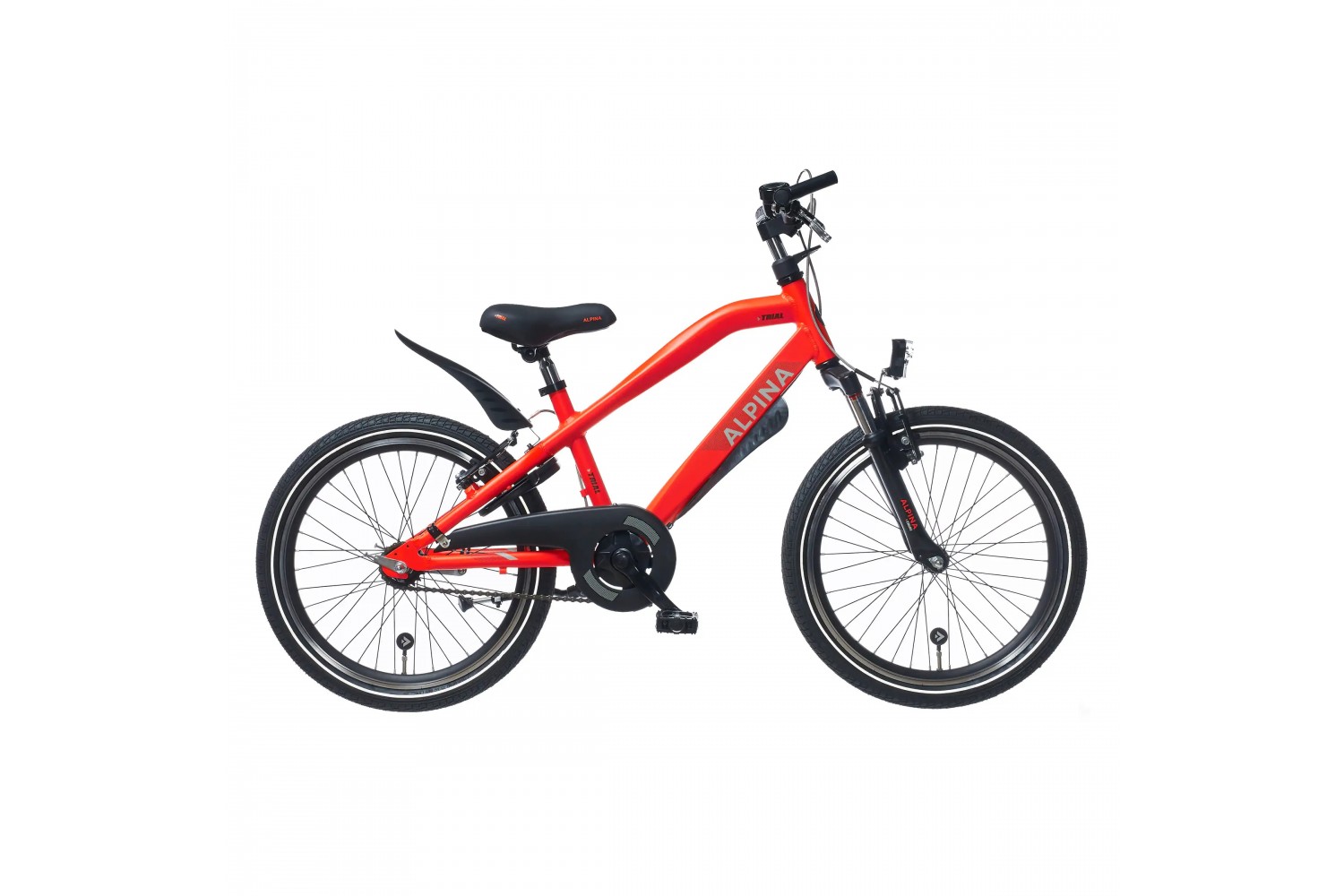 Alpina Trial Kinderfahrrad 20 Zoll Jungen Rot Matt