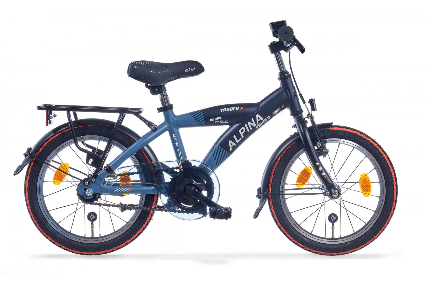 Alpina Yabber Kinderfahrrad 18 Zoll Jungen Stone Blue Matt