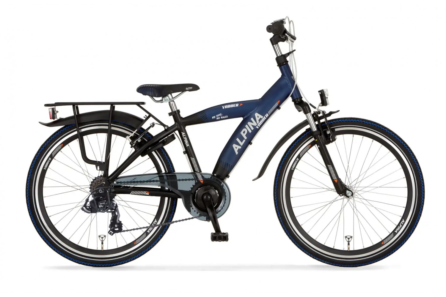 Alpina Yabber R7 Kinderfahrrad 24 Zoll Jungen Sport Blau Matt