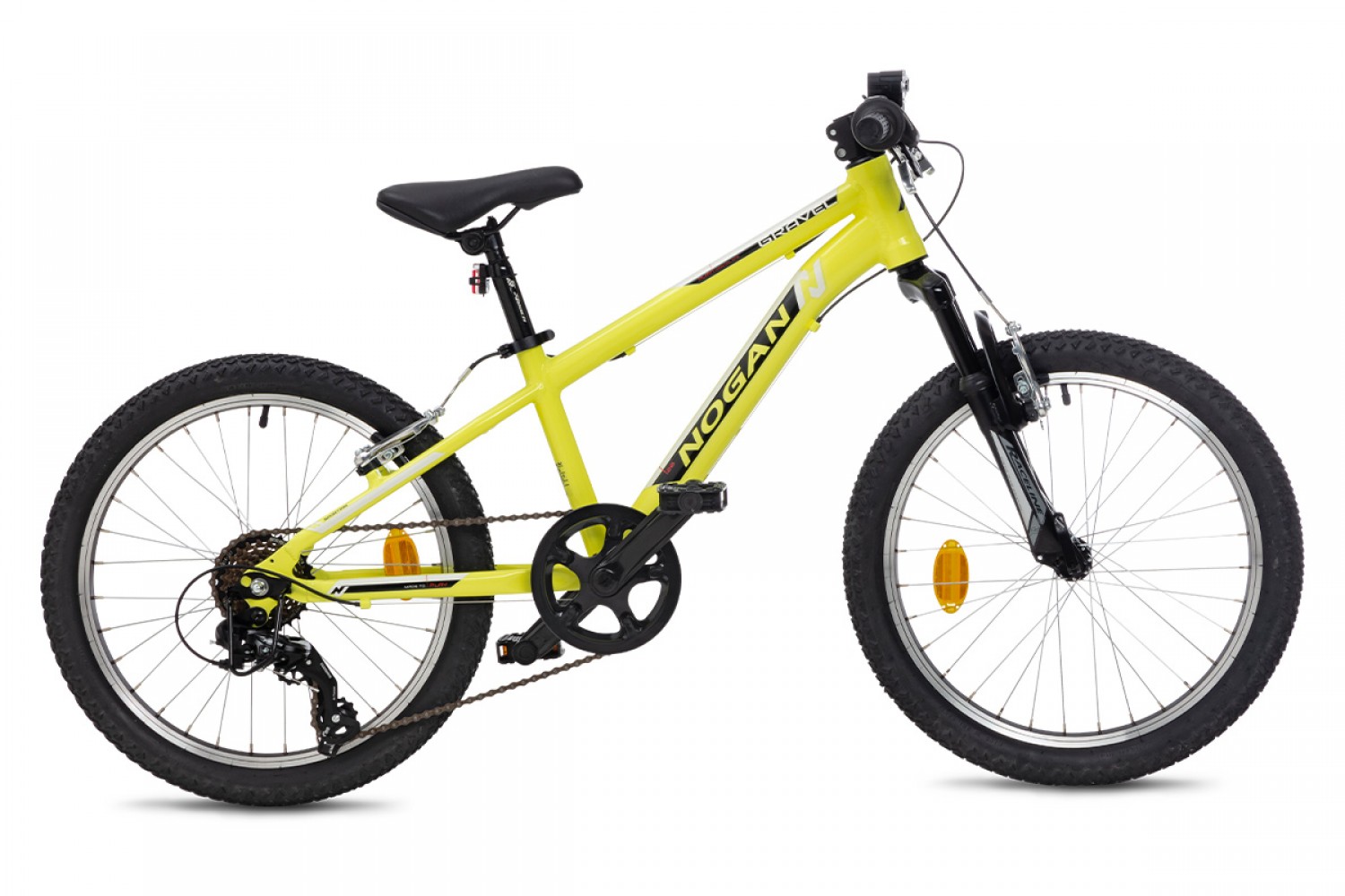 Nogan Gravel FUN AL Kinder Mountainbike 20 Zoll Electric Yellow