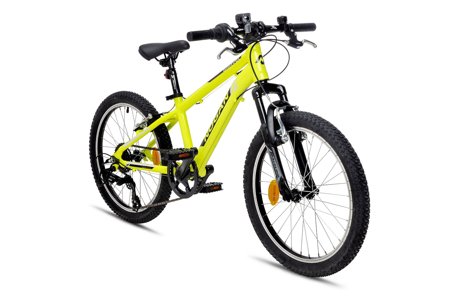 Nogan Gravel FUN AL Kinder Mountainbike 20 Zoll Electric Yellow