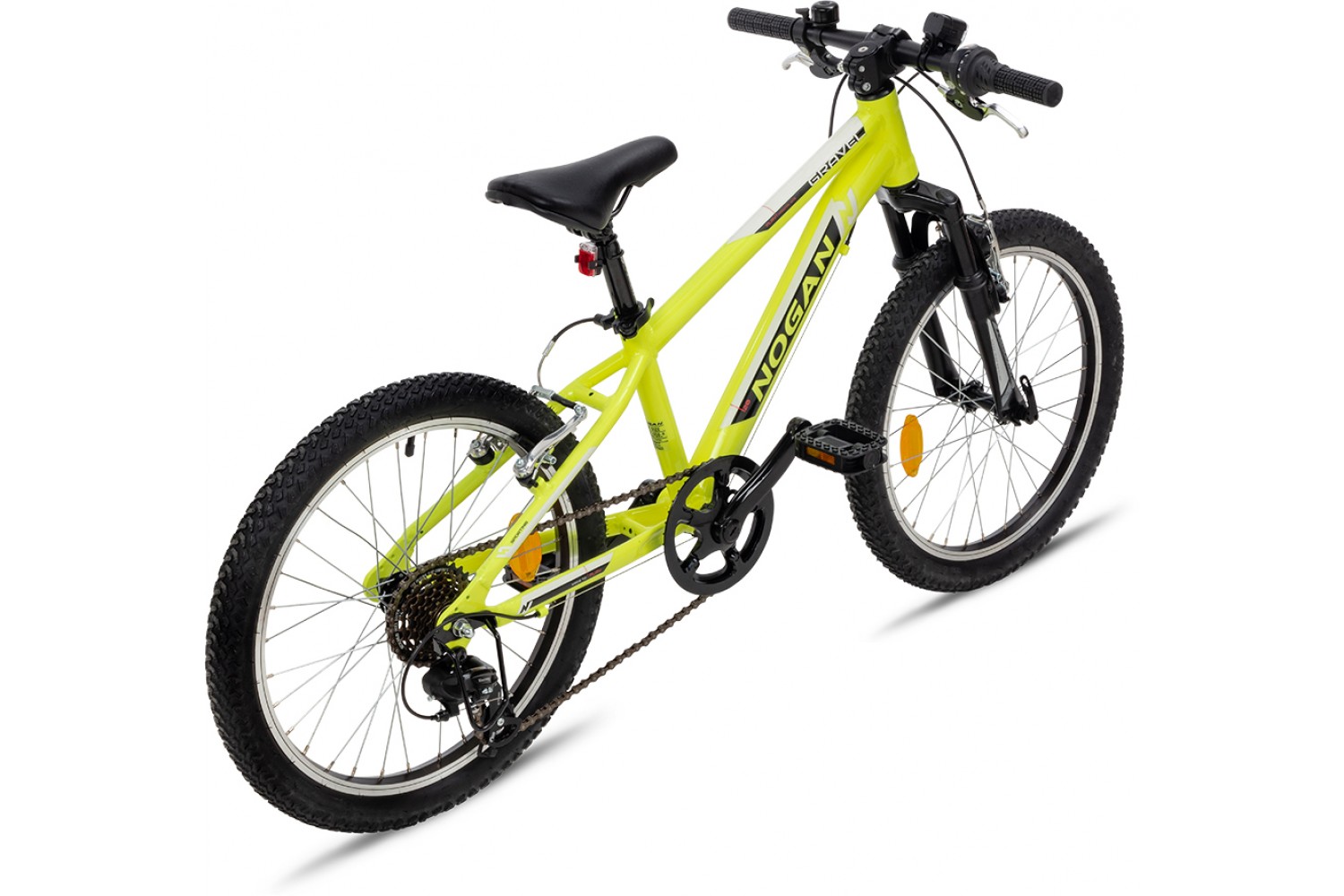 Nogan Gravel FUN AL Kinder Mountainbike 20 Zoll Electric Yellow