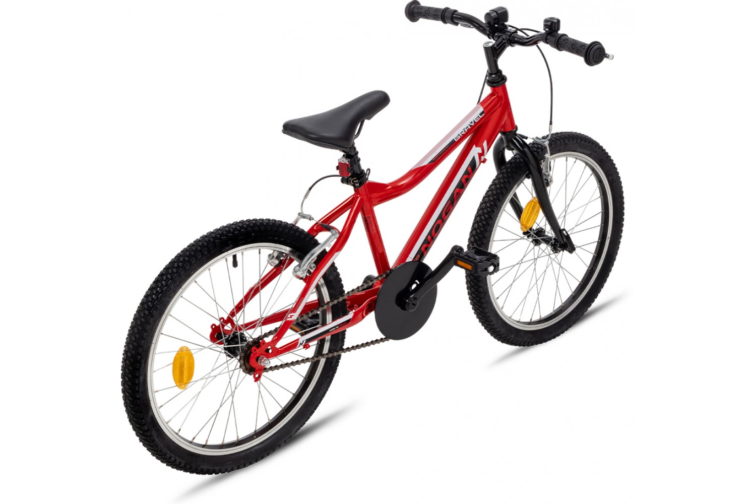 Nogan Gravel FUN Kinder Mountainbike 20-Zoll Signal Rot