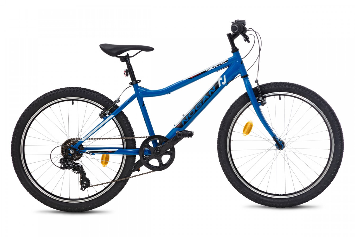 Nogan Gravel GO Kinder Mountainbike 24 Zoll Ocean Blue