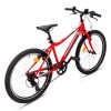 Nogan Gravel GO Kinder Mountainbike 24 Zoll Signal Red