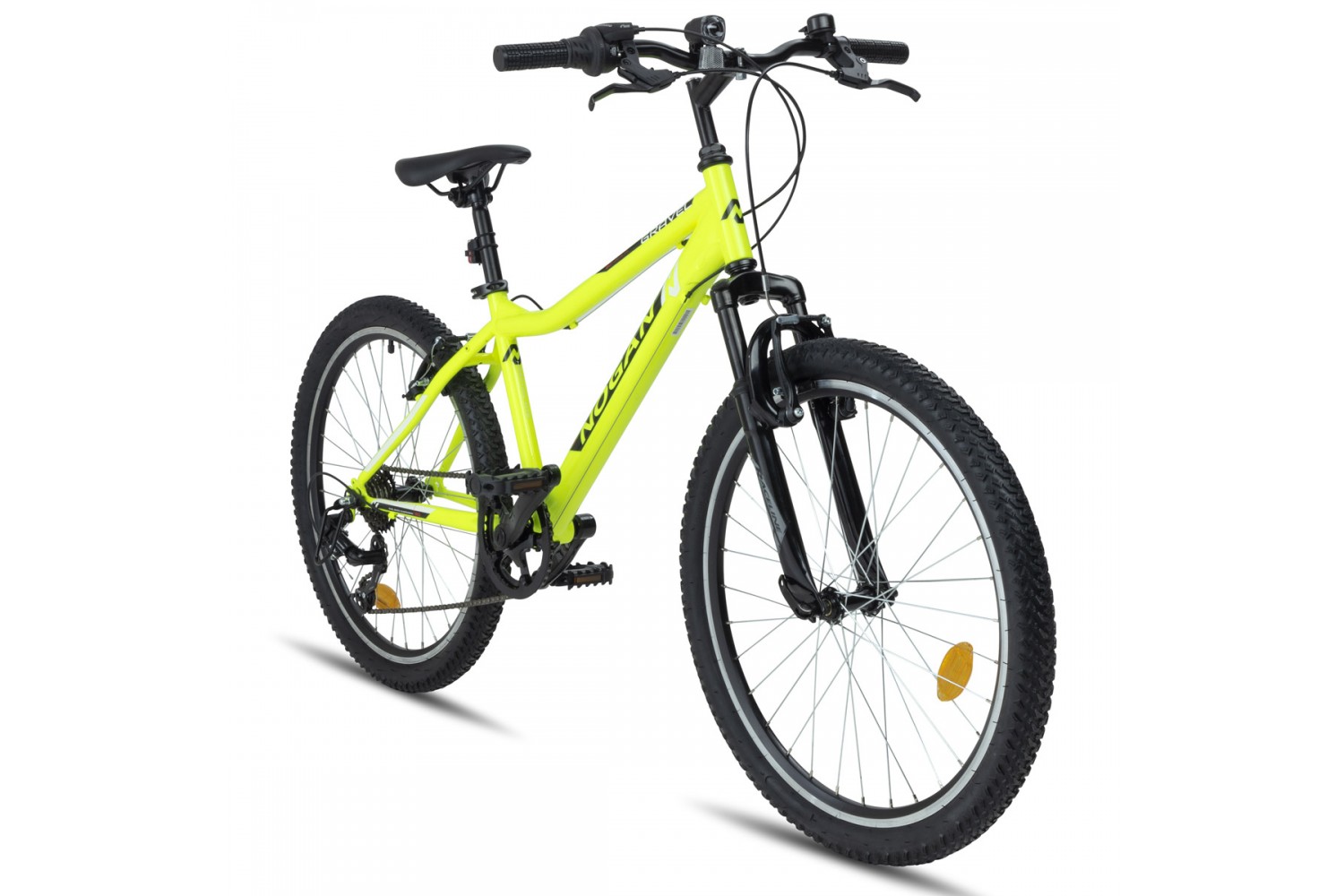 Nogan Gravel GO Suspension Kinder Mountainbike 24 Zoll Electric Yellow