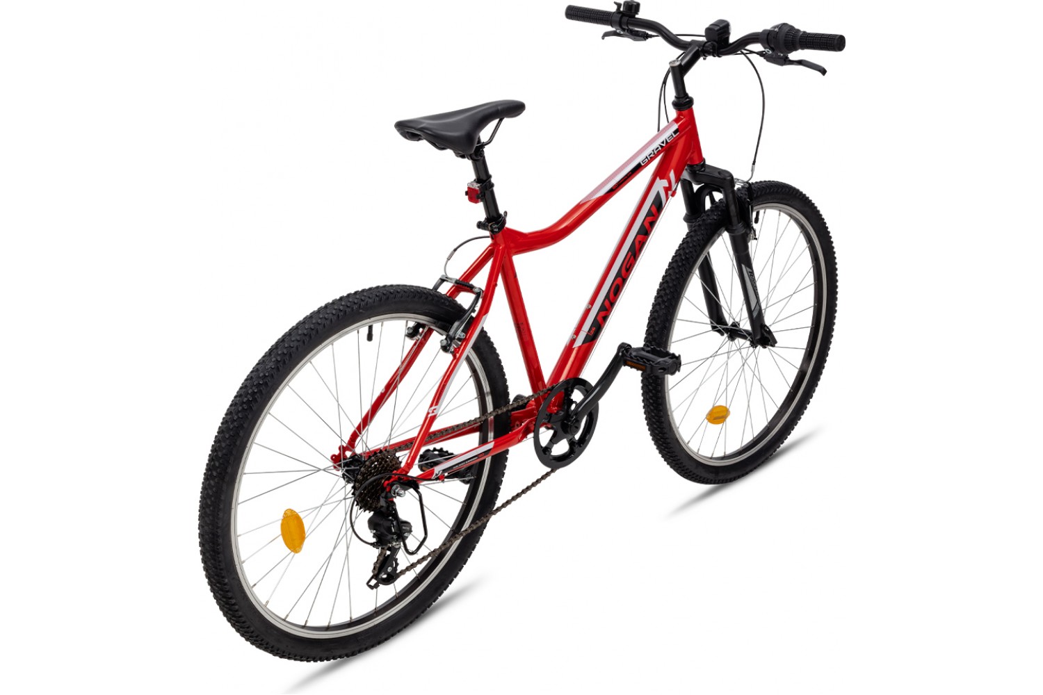 Nogan Gravel GO Suspension Kinder Mountainbike 26 Zoll Signal Red