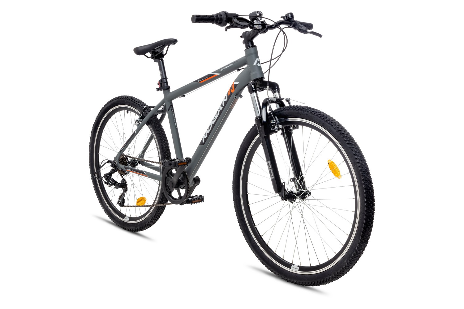 Nogan Gravel PRO Kinder Mountainbike 26 Zoll Graphite Grey