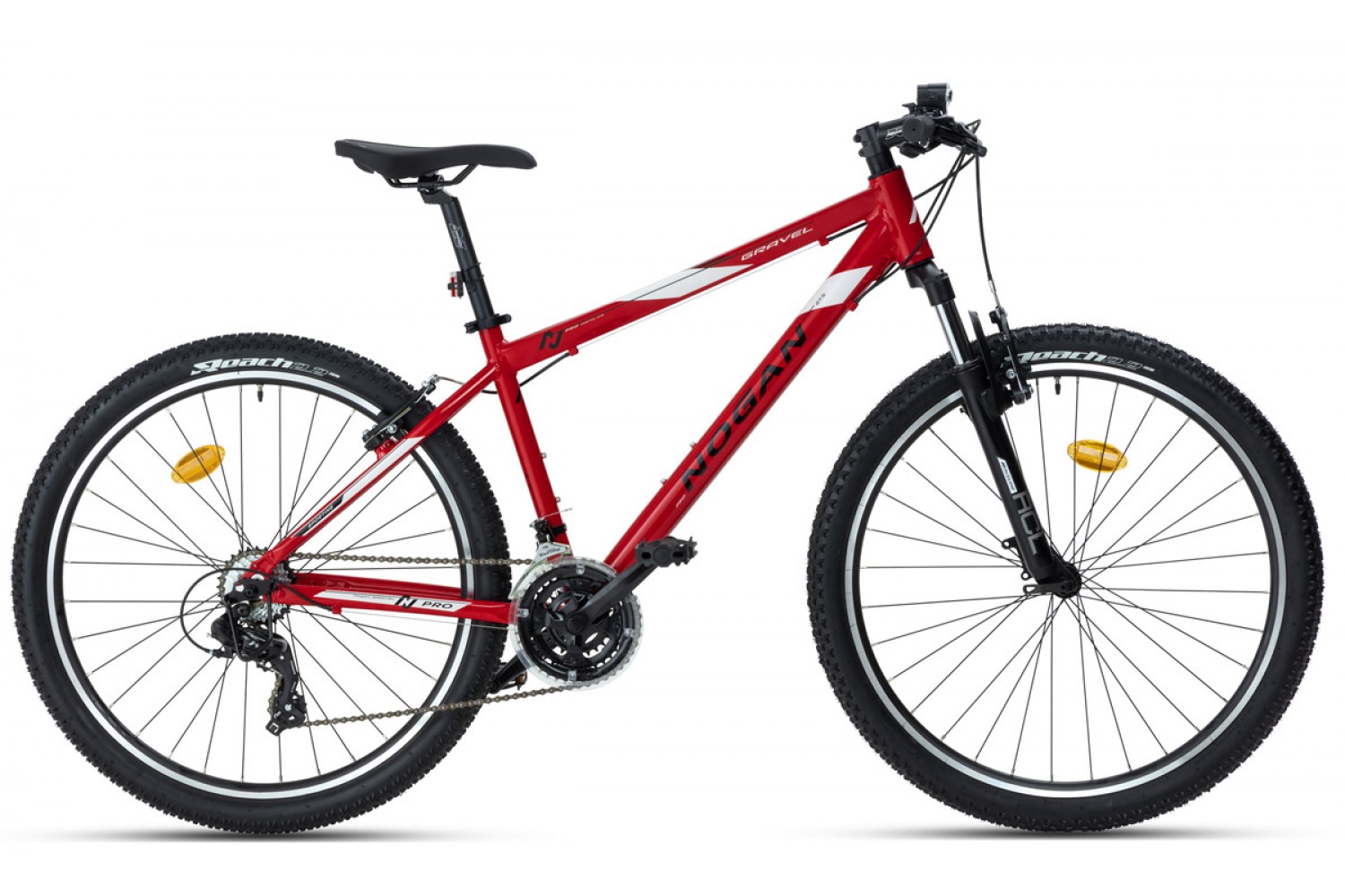 Nogan Gravel PRO Mountainbike 29 Zoll Small Signal Red