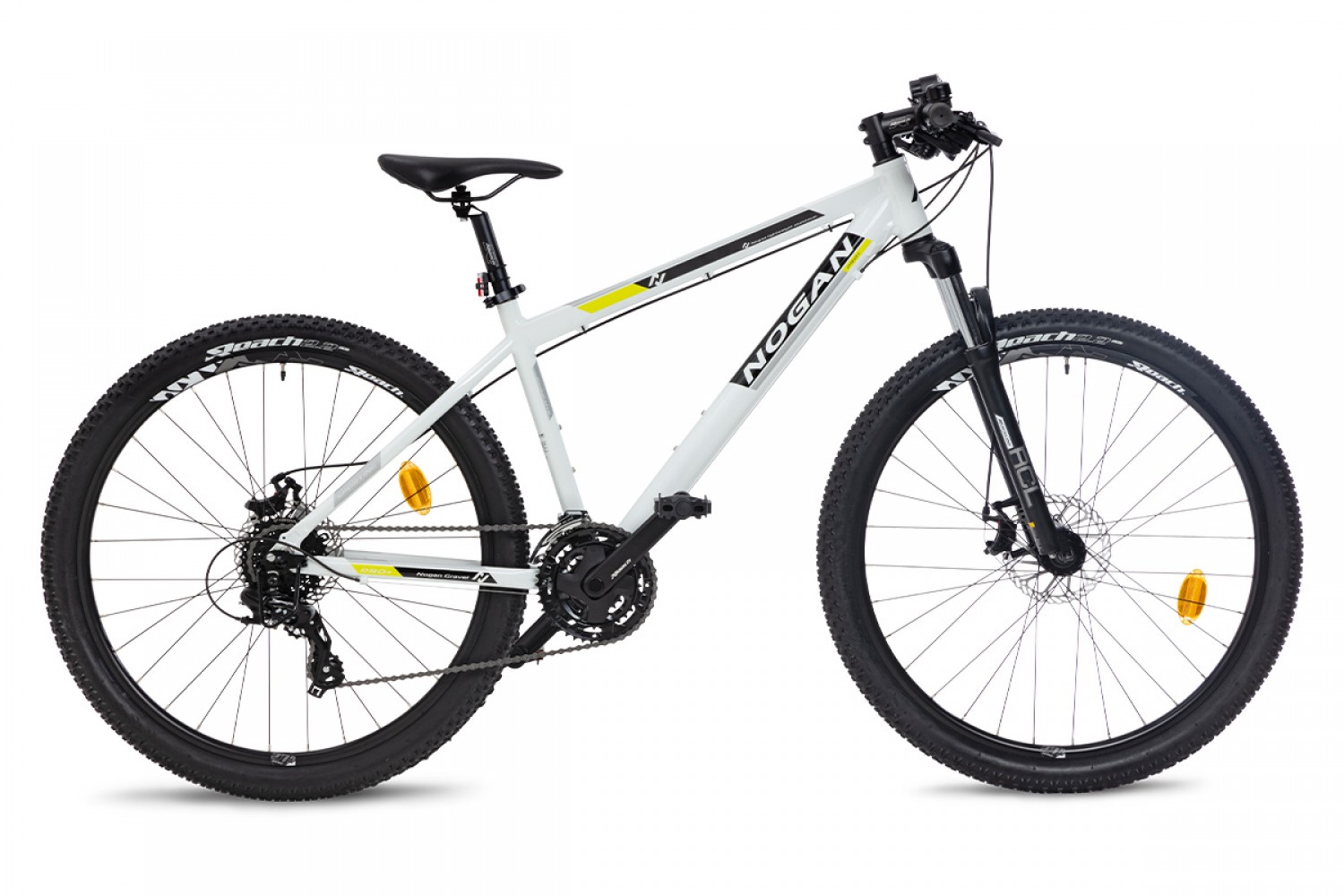 Nogan Gravel PRO+ Mountainbike 27,5 Zoll Medium Arctic White