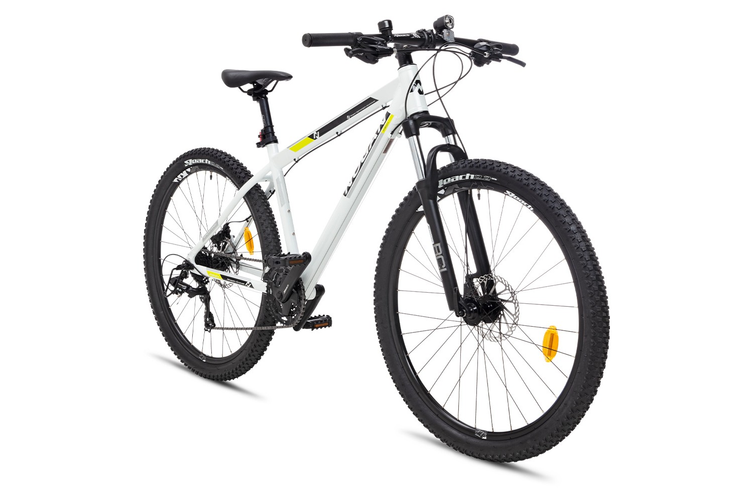 Nogan Gravel PRO+ Mountainbike 27,5 Zoll Medium Arctic White