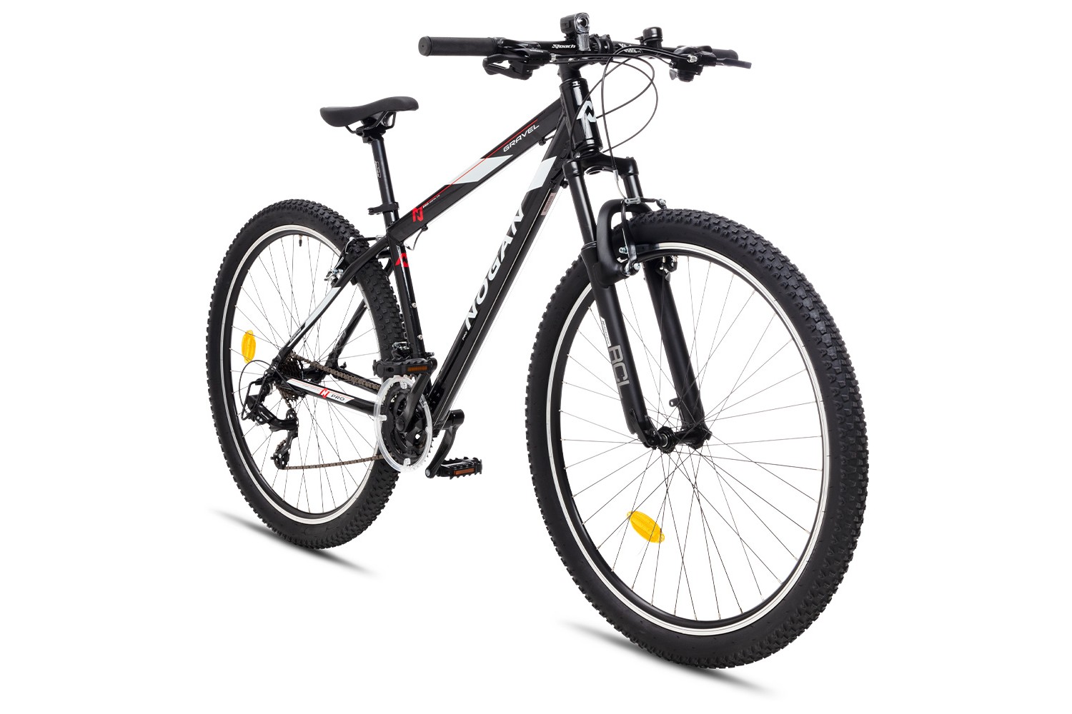 Nogan Gravel PRO Mountainbike 27,5 Zoll Medium Jet Black