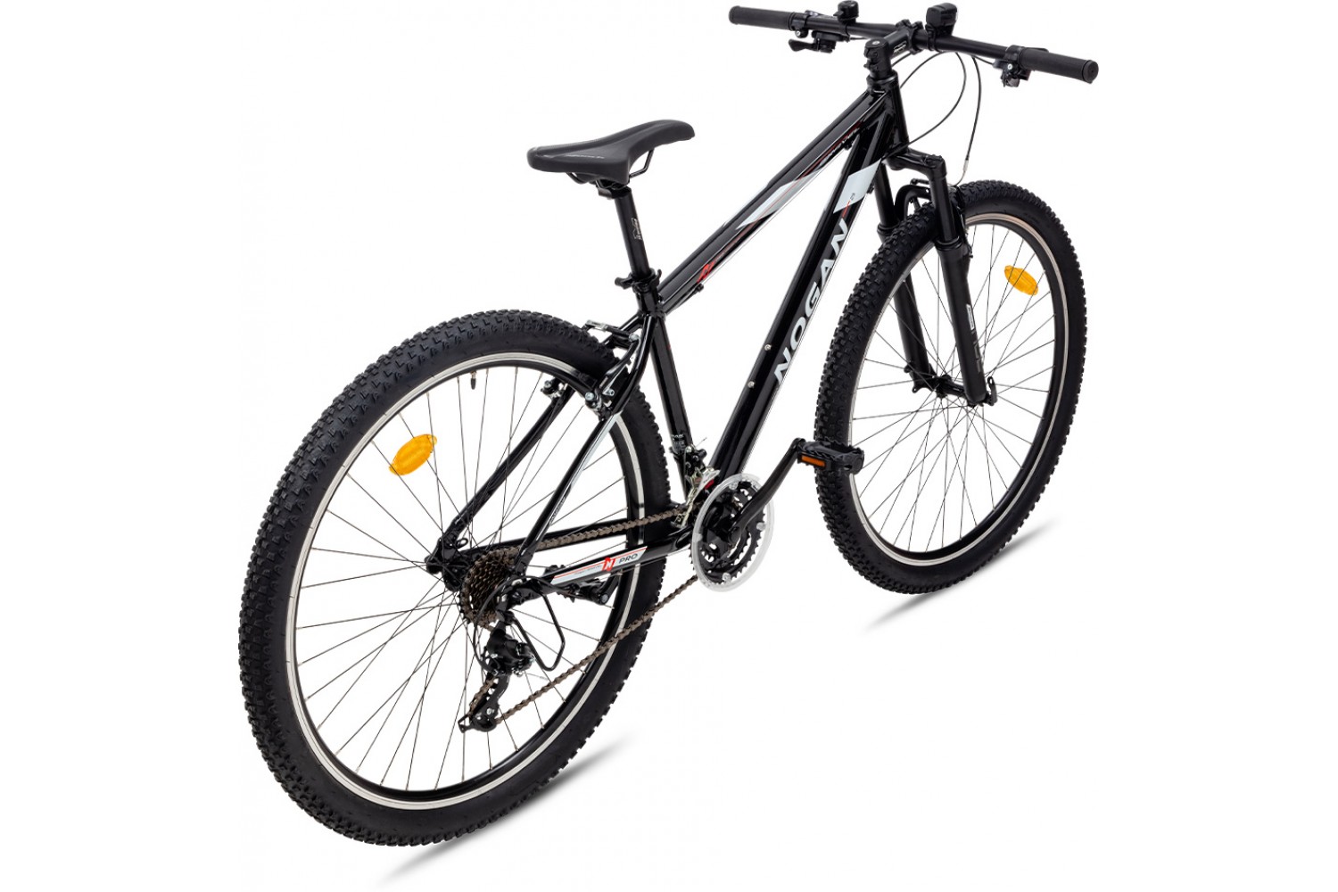 Nogan Gravel PRO Mountainbike 29 Zoll Small Jet Black