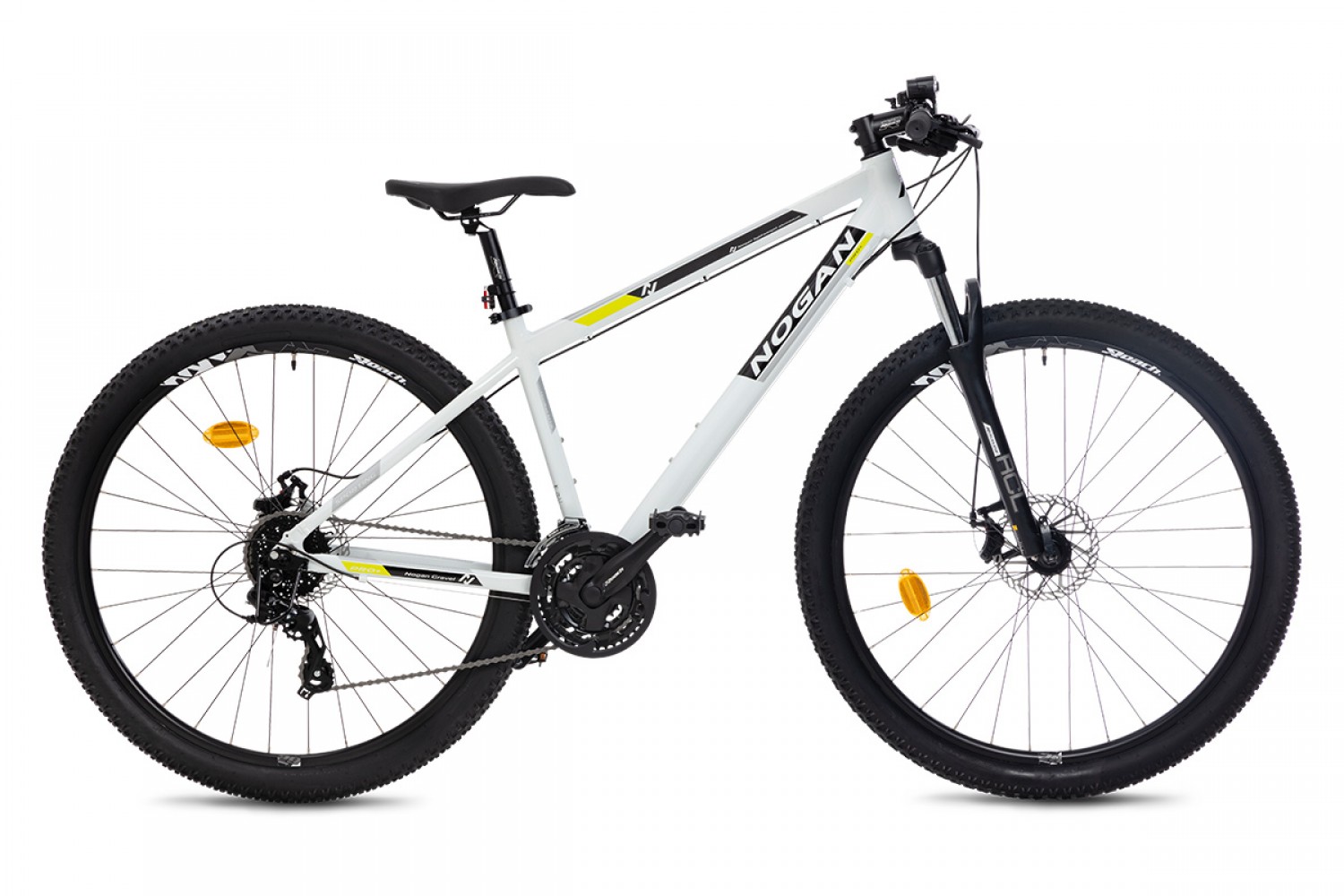 Nogan Gravel PRO+ Mountainbike 29 Zoll Medium Arctic White